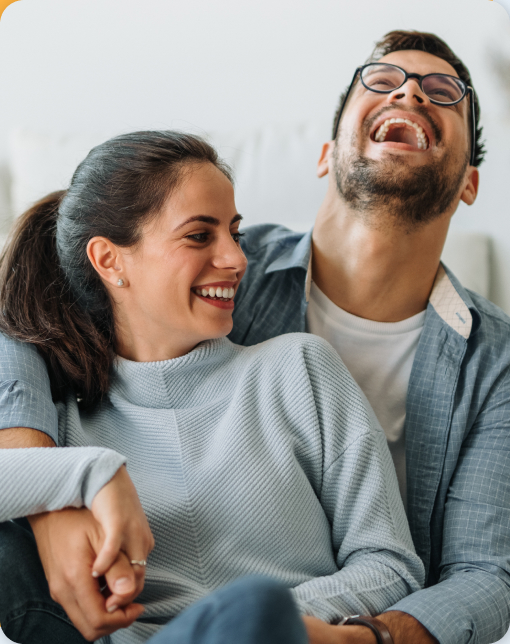 Couple Laughing